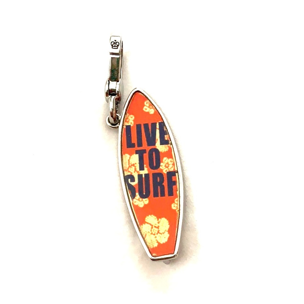 “Live to Surf” Juicy Couture charm